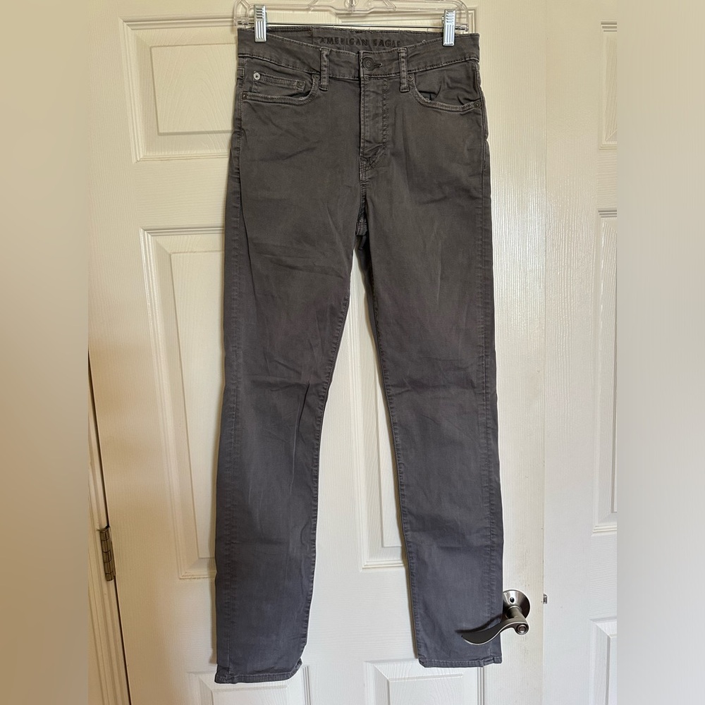 American Eagle casual pants- grey - flex -